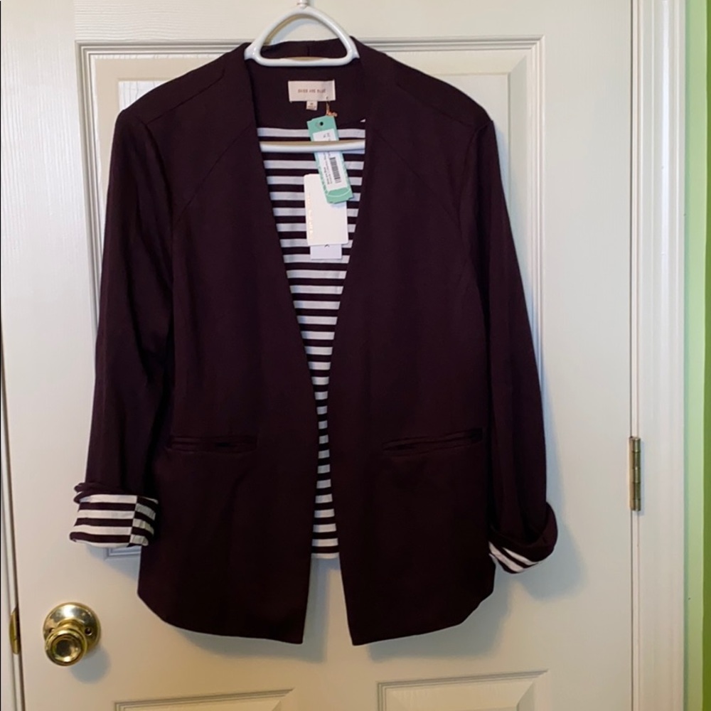 Dark purple blazer